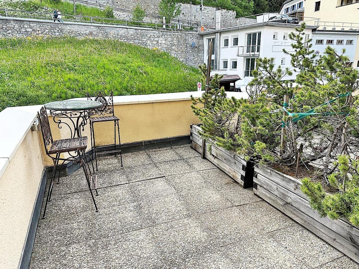 Kleines Juwel, Zentral, Mit Garage Und Pool - Cb102 Lägenhet St. Moritz Exteriör bild