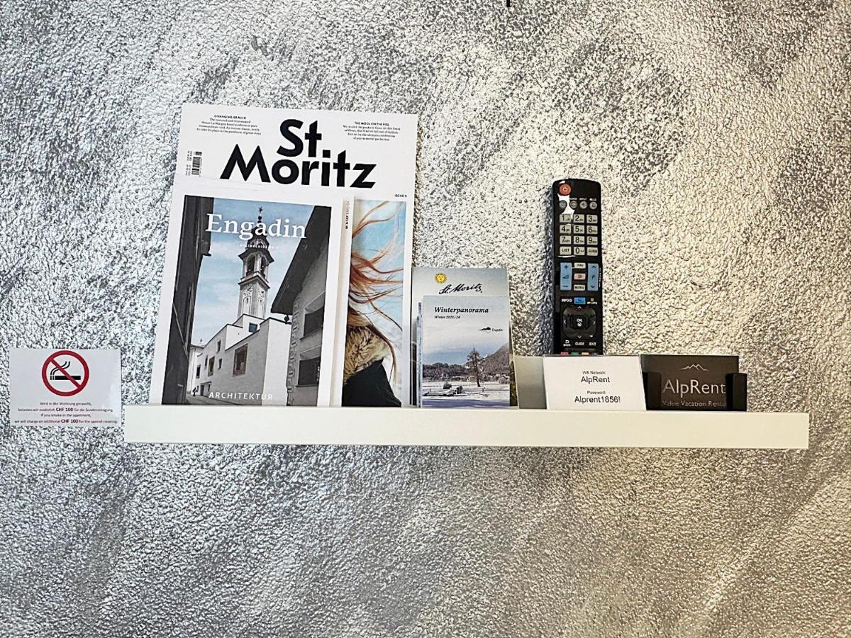 Kleines Juwel, Zentral, Mit Garage Und Pool - Cb102 Lägenhet St. Moritz Exteriör bild