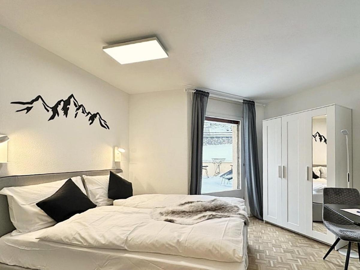 Kleines Juwel, Zentral, Mit Garage Und Pool - Cb102 Lägenhet St. Moritz Exteriör bild